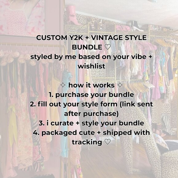 Custom Y2K + Vintage Style Bundle (Curated For You) -- SMALL BUNDLE - Picture 2 of 8
